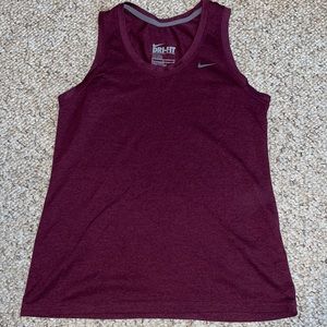 Nike Maroon Tank Top